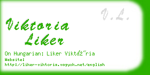 viktoria liker business card